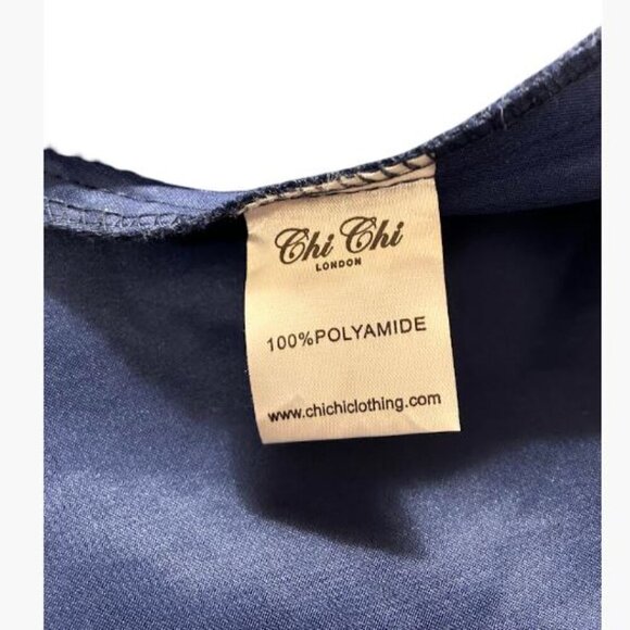 Chi Chi London Sapphire Cocktail Dress Size 8 (UK) and 4 (US) EUC   No Callouts - Picture 8 of 14